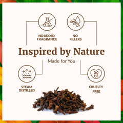 SVA Clove Oil diffuser-ready aroma enhances home ambience.