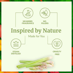 SVA Organics lemongrass oil for hair care with proper dilution guidance.