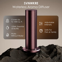 SVNWKRE waterless diffuser top view showing compact design