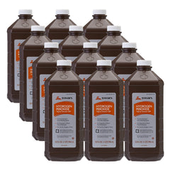Swan 3% Hydrogen Peroxide bottle for topical antiseptic use on minor wounds.