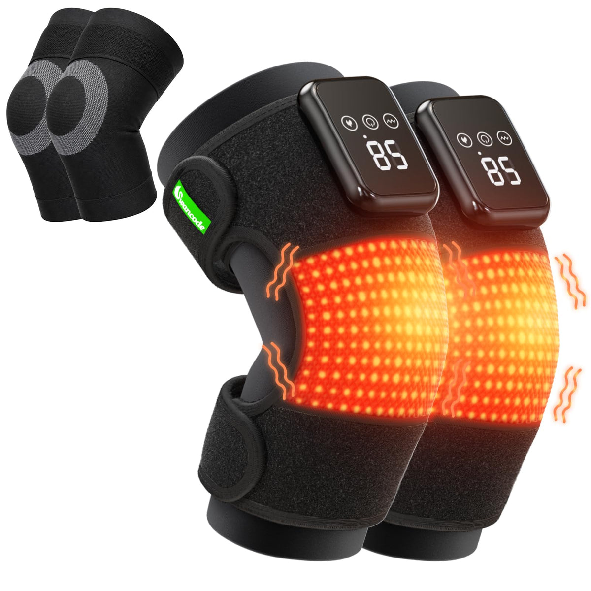 Swancode 3-in-1 knee massager with heat for knee comfort.