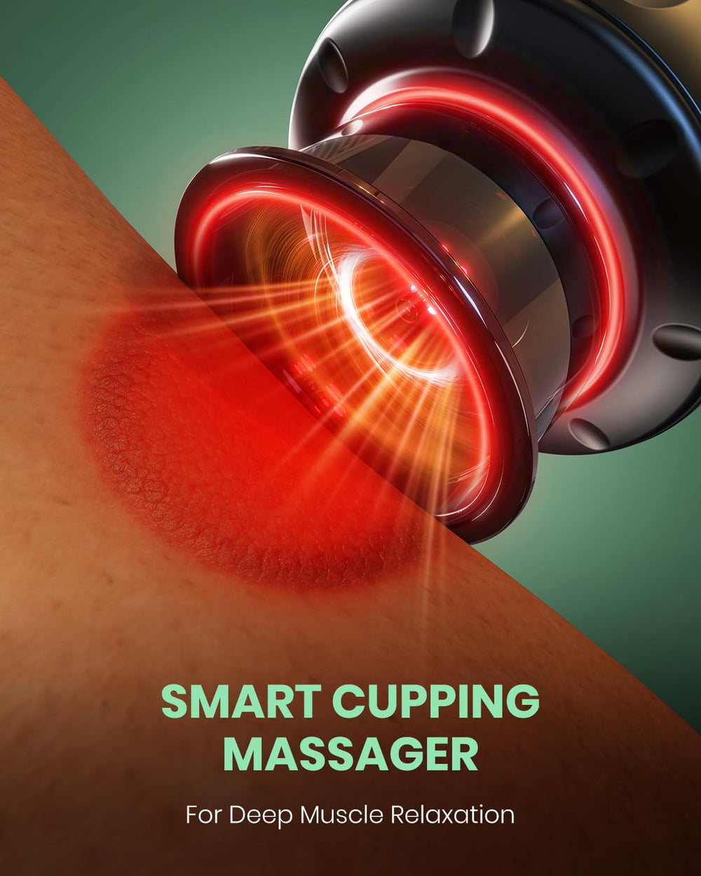 Swancode 5-in-1 cupping device side view showing controls
