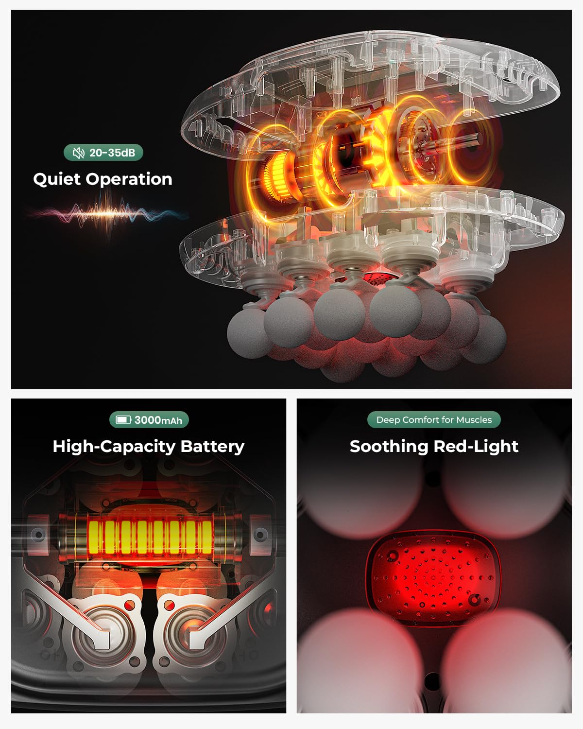 Swancode device showing control panel with 99 intensities and 9 modes.