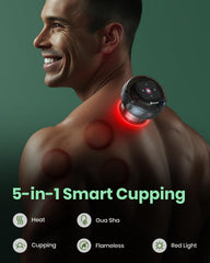Swancode cupping set heat level dials close-up
