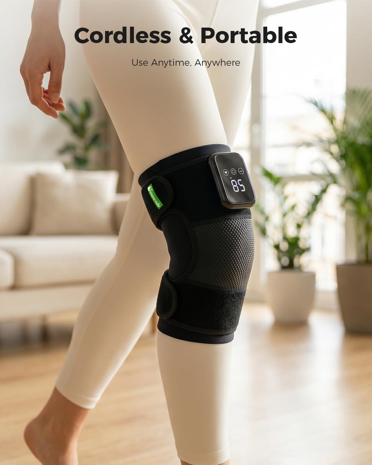 Swancode elbow and shoulder use with extension strap for comfort.