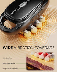 Swancode percussion massager 16 heads close-up for broad muscle contact.
