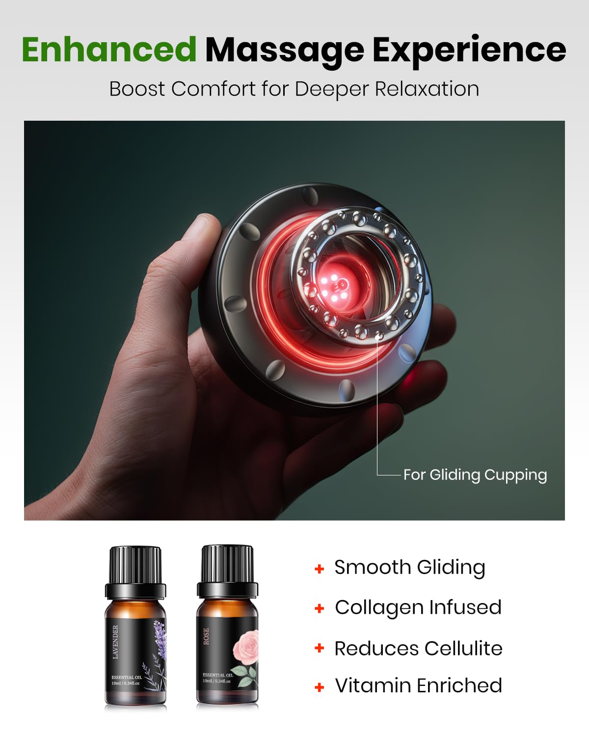 Swancode portable cupping device ideal for travel use