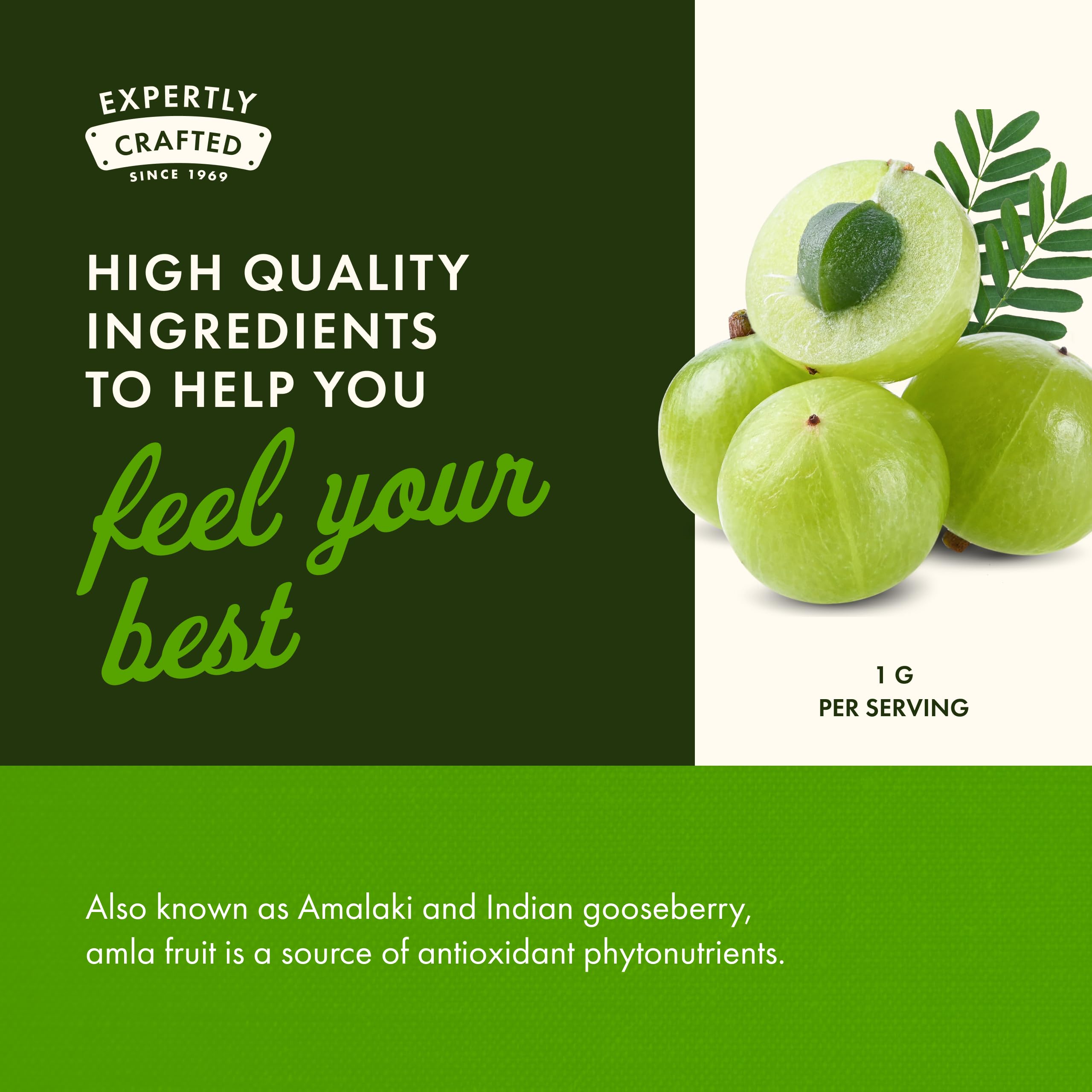 Swanson Amla capsules on a clean surface for convenient daily use.