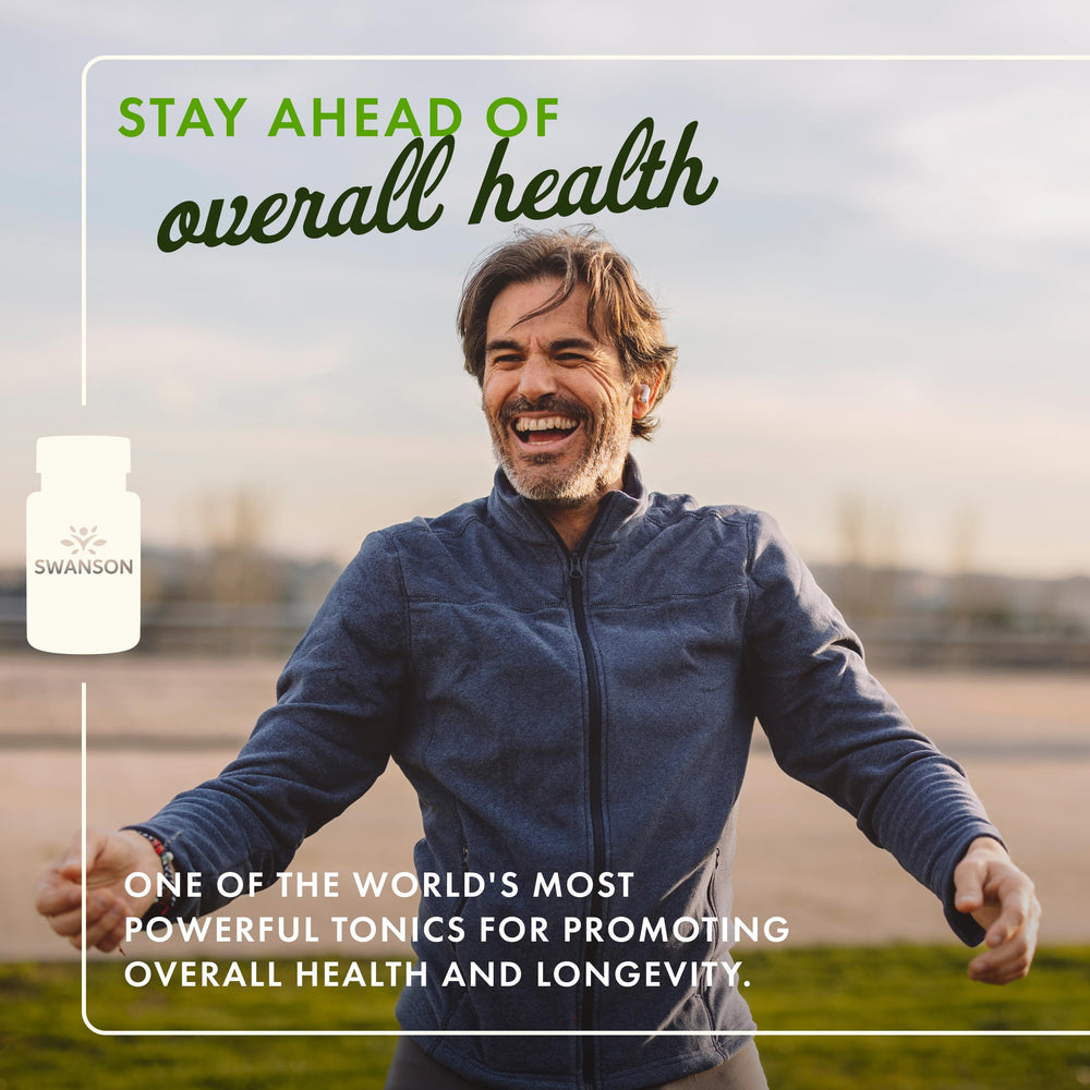 Pouring Swanson Amla capsules suggests easy daily energy support.