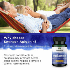 Swanson Apigenin 2-pack packaging on display.