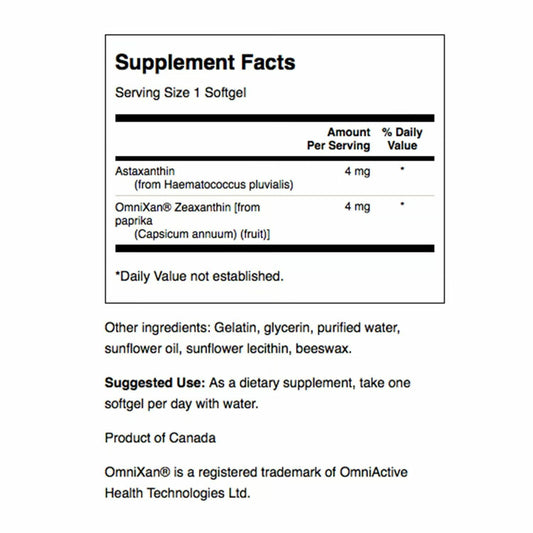 Swanson softgels closeup highlighting convenient daily eye support.