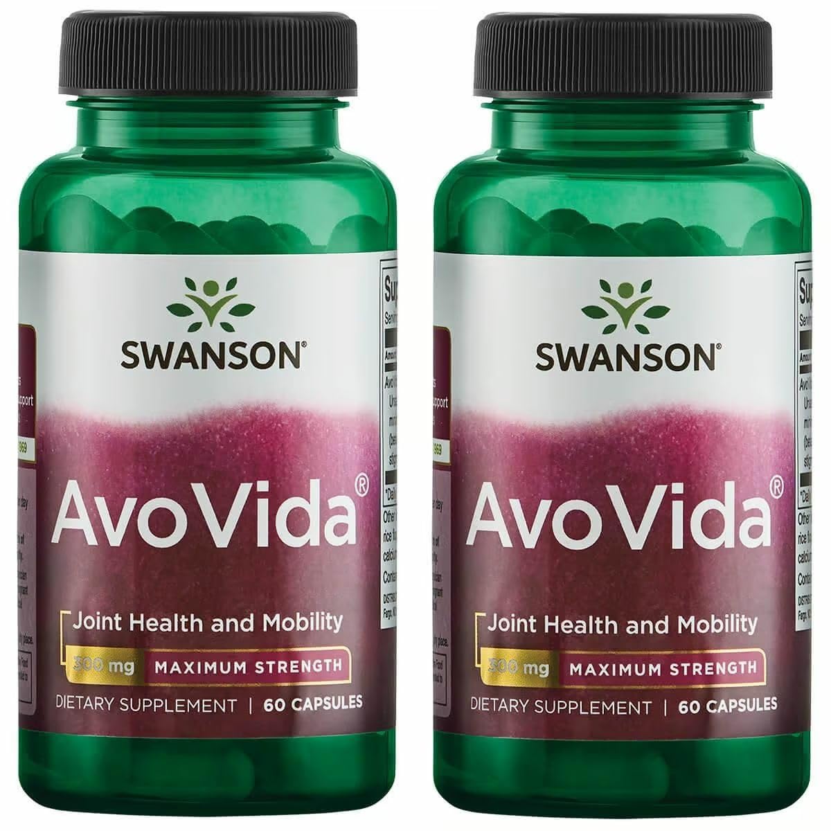 Swanson AvoVida capsule view highlighting phytosterols for tissue health