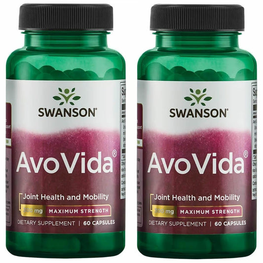 Swanson AvoVida capsule view highlighting phytosterols for tissue health