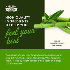 Swanson Bamboo Extract 3-pack display signals value and convenience