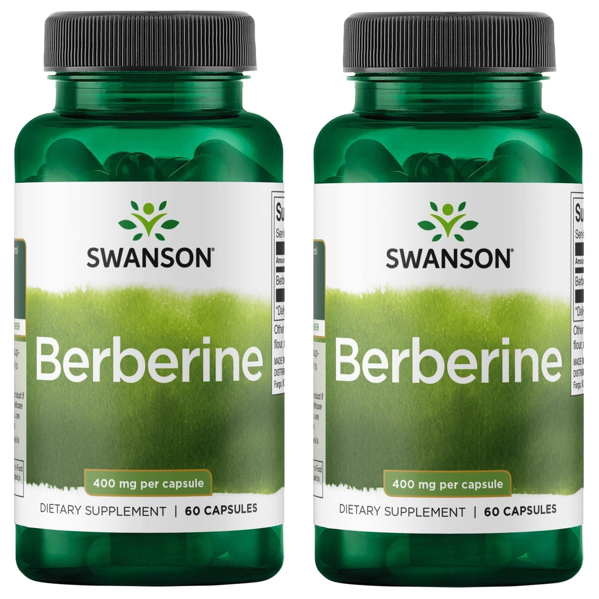 Swanson Berberine bottle and label highlight metabolism and heart health support.