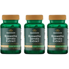 Swanson Boswellia Serrata extract bottle front view for daily wellness planning.