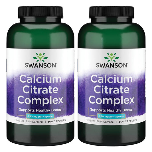 Swanson Calcium Citrate Complex bottle for bone support and easy calcium absorption.