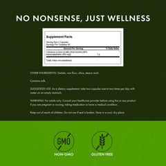 Swanson Colostrum label highlights 40% immunoglobulin content.