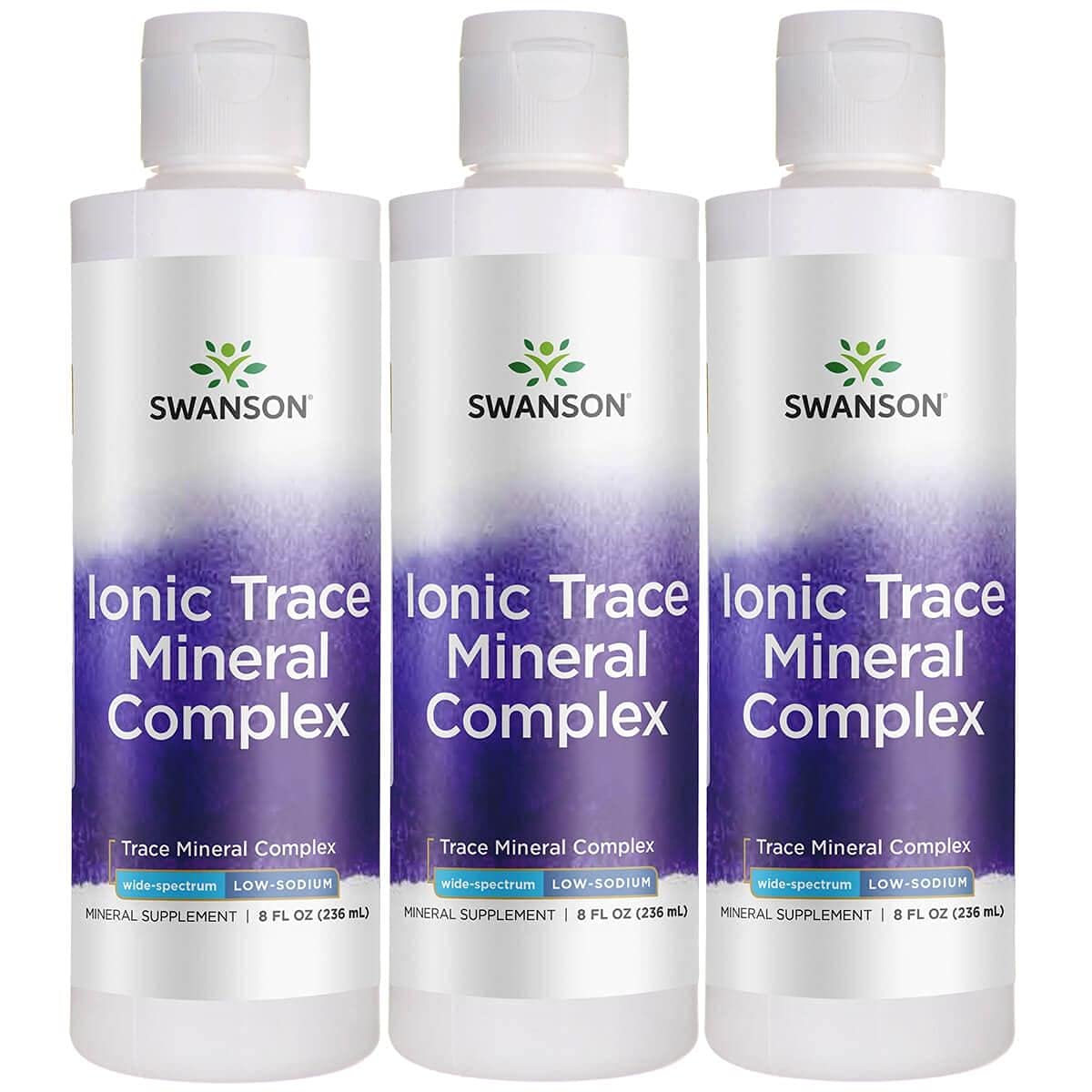 Swanson Concentrace trace mineral drops bottle ready for hydration and balance.