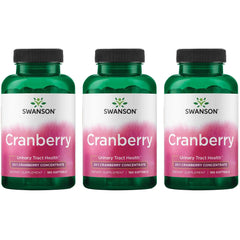 Swanson Cranberry softgels bottle with 20-to-1 concentrate for urinary support potential