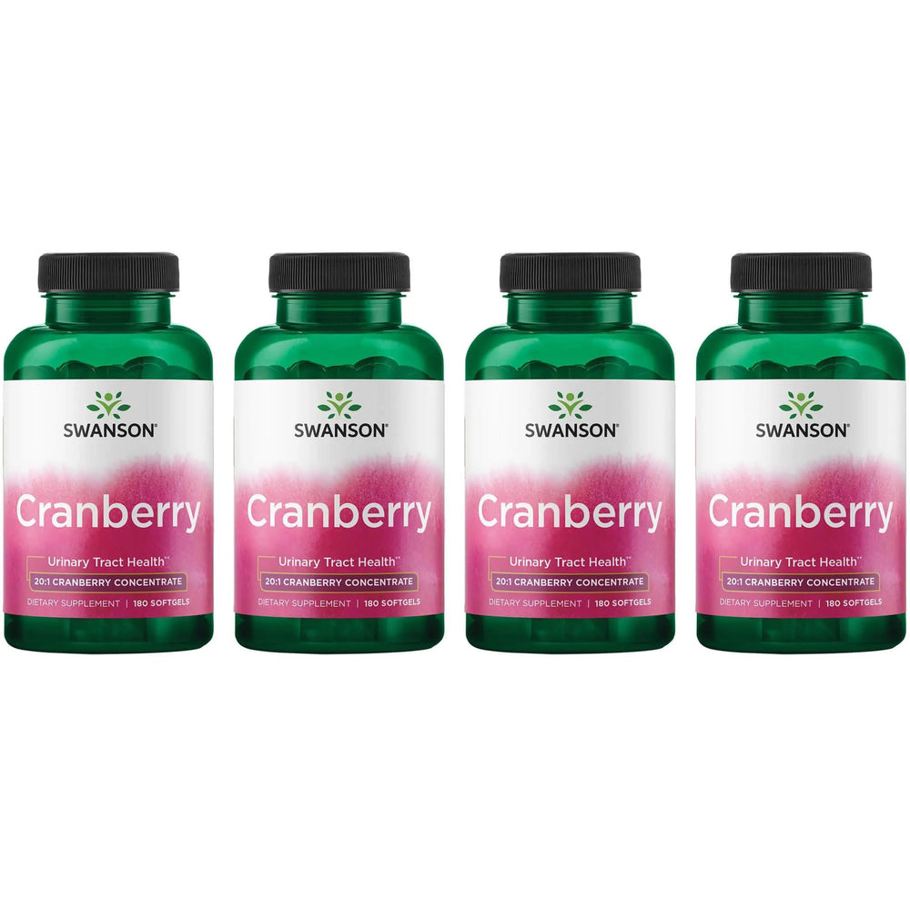 Swanson Cranberry softgels bottle front for urinary support