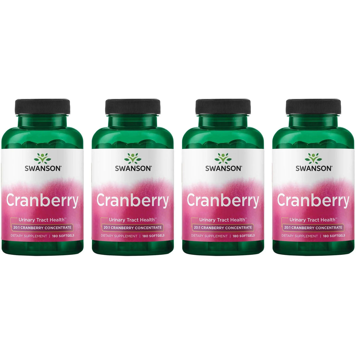 Swanson Cranberry softgels bottle front for urinary support
