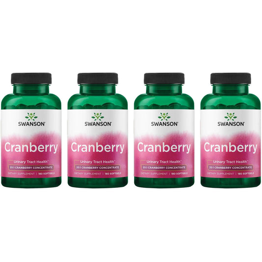 Swanson Cranberry softgels bottle front for urinary support