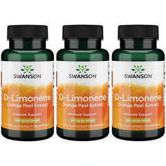Swanson D-Limonene orange-peel capsules for daily wellness support