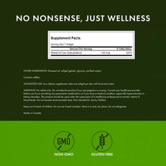 Closeup of Swanson D3 softgels for easy swallowing.
