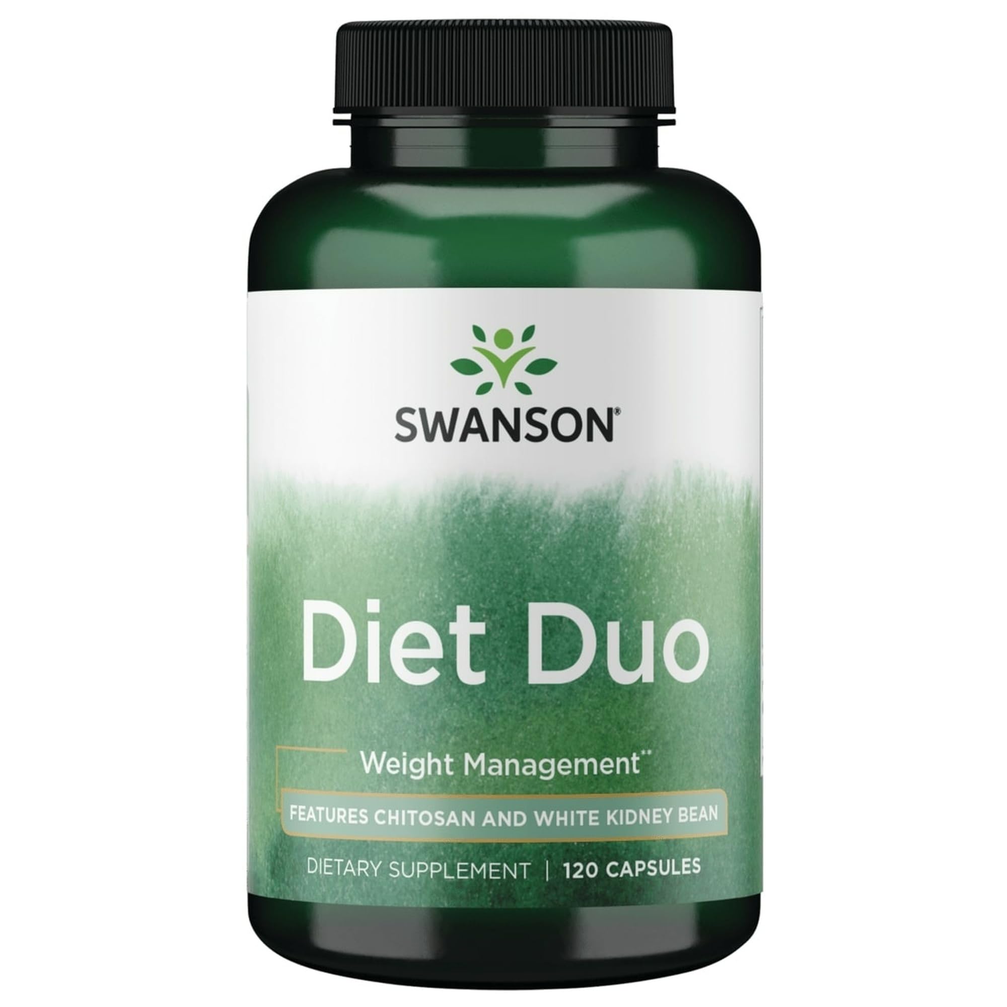 Swanson Diet Duo White Kidney Bean capsules bottle supports balanced meals.