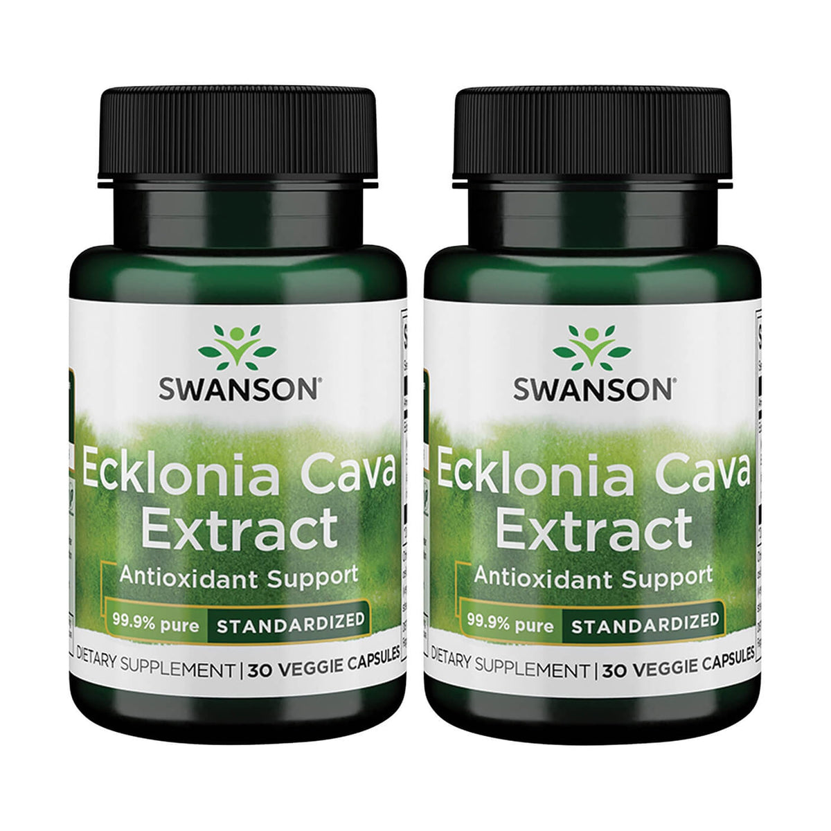 Swanson Ecklonia Cava Extract bottle front view highlighting antioxidant benefits.