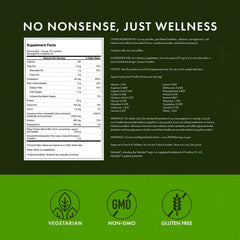 Swanson Full Potential Whey Chocolate nutrition label highlighting Velositol blend.