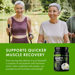 Swanson Full Potential Whey Protein Vanilla blender bottle shows quick mixability.