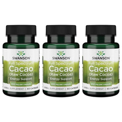 Swanson Full Spectrum Cacao capsules for natural energy support and daily wellness