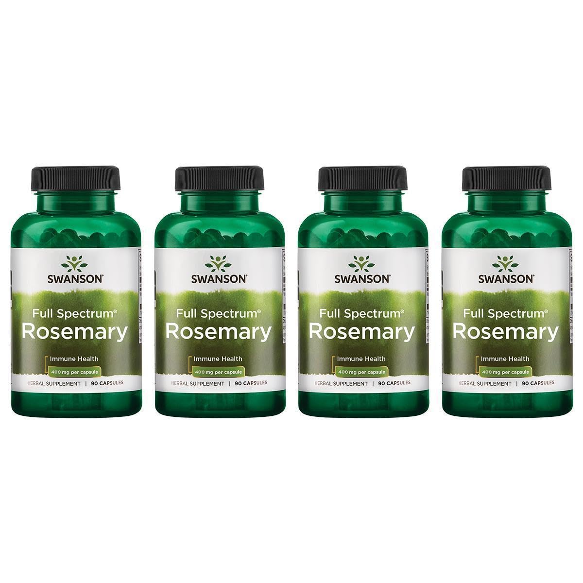 Swanson Full Spectrum Rosemary bottle highlights natural immune support for daily wellness