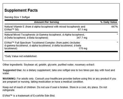 Swanson full-spectrum vitamin E softgels closeup shows natural tocopherols and tocotrienols