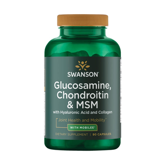 Swanson Glucosamine Chondroitin & MSM Hyal-Joint bottle for joint support