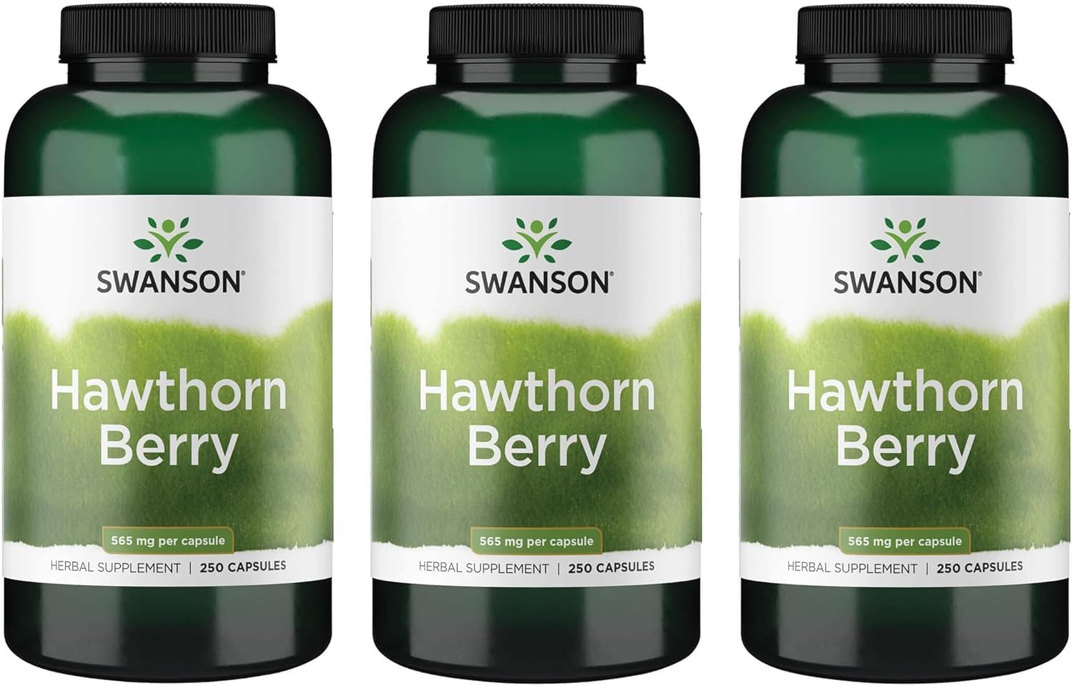 Swanson Hawthorn Berry supplement bottle showing antioxidant flavonoids for daily wellness