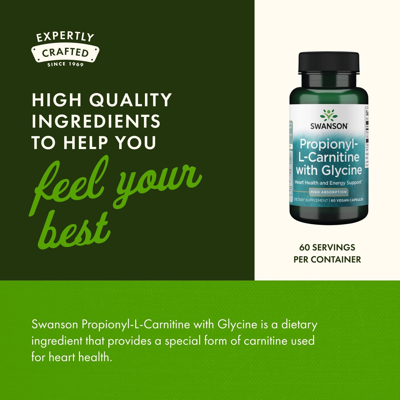 Swanson Heart health bottle demonstrates support for workouts and daily energy.
