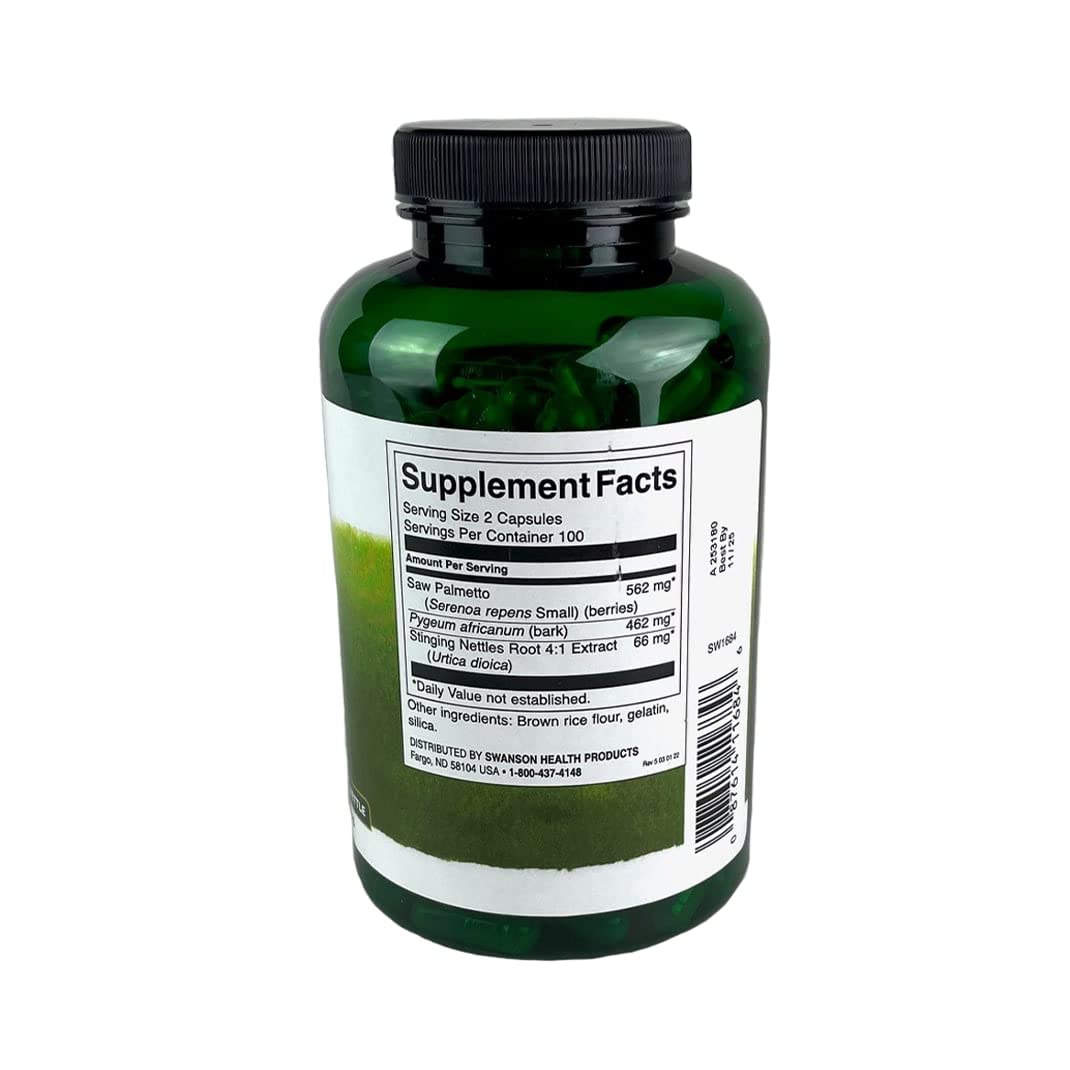 Swanson Prostate Complex 3-pack packaging for value and ongoing use