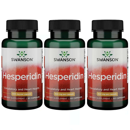 Swanson Hesperidin capsules bottle showing citrus-derived antioxidant support.