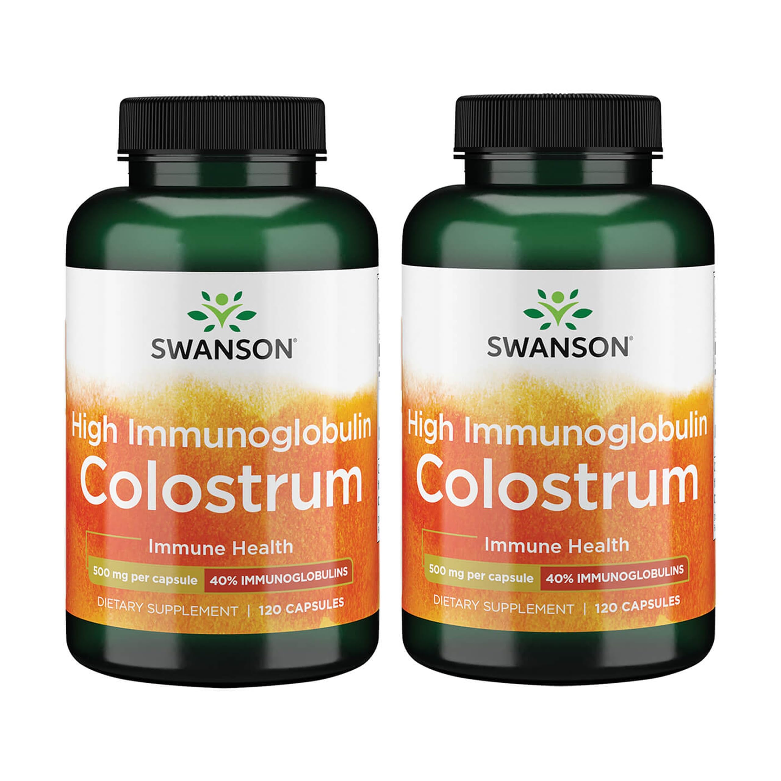 Swanson High Ig Colostrum bottle may support immune health.