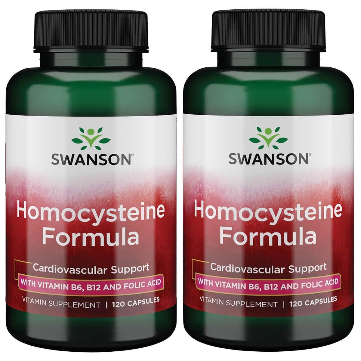 Swanson Homocysteine Formula bottle pour promotes easy daily supplementation for cardiovascular support.
