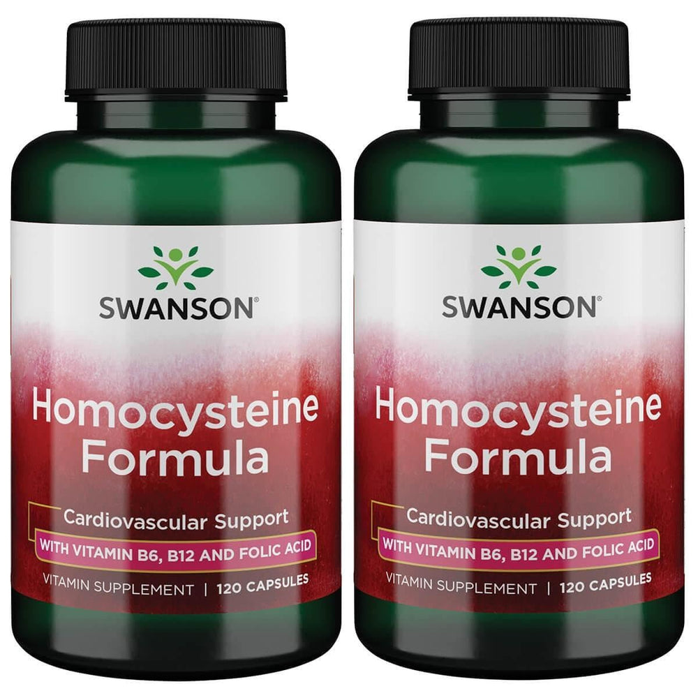 Swanson Homocysteine Formula bottle pour promotes easy daily supplementation for cardiovascular support.