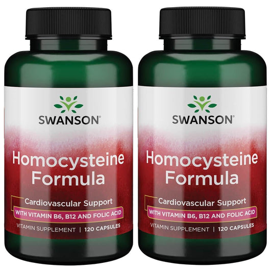 Swanson Homocysteine Formula bottle pour promotes easy daily supplementation for cardiovascular support.