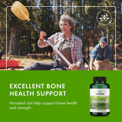 Swanson Horsetail dosage guidance suggests one capsule daily with meals.