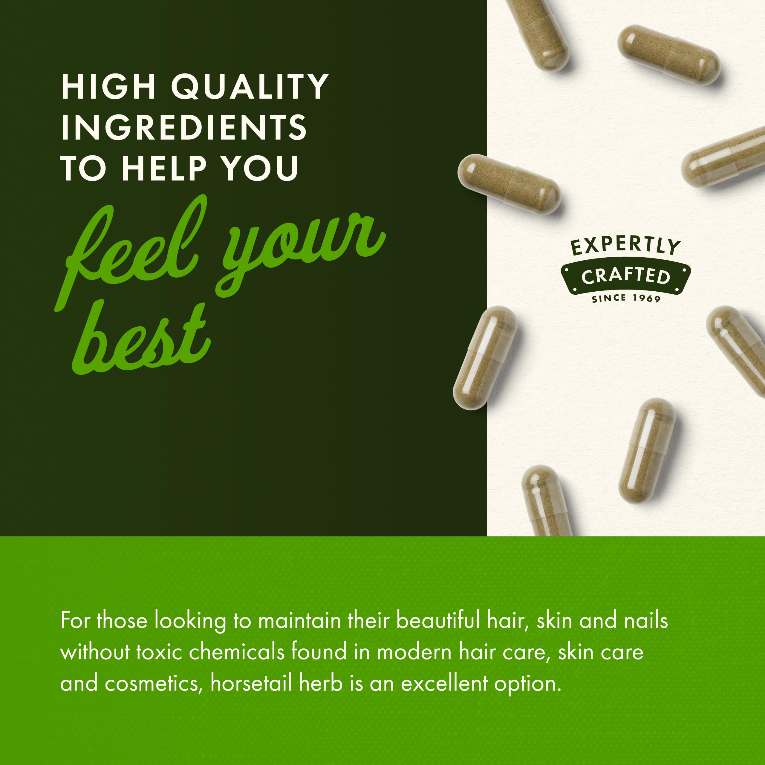 Swanson Horsetail purity testing confirms third-party verification for quality.