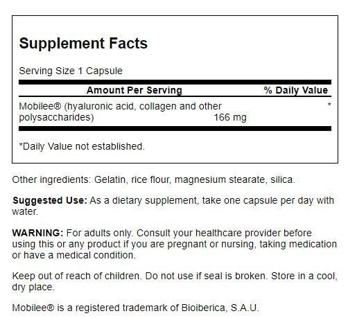 Swanson Hyal-Joint capsules close-up highlighting convenient daily joint care.