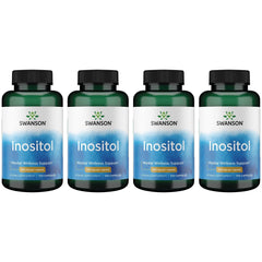 Swanson Inositol 650 mg bottle for daily wellness support and vitamin routine.