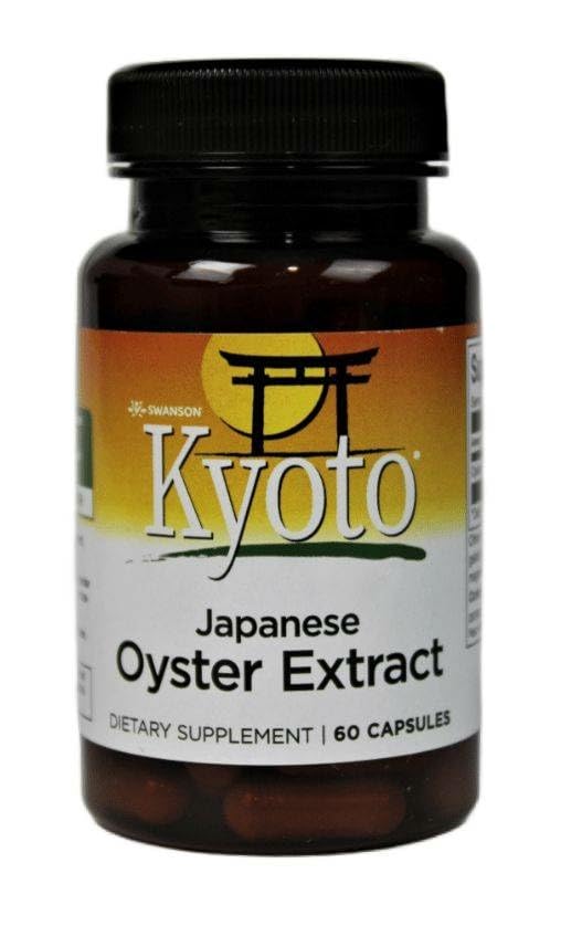 Swanson Kyoto Oyster Extract box-pack shown for easy wellness routine